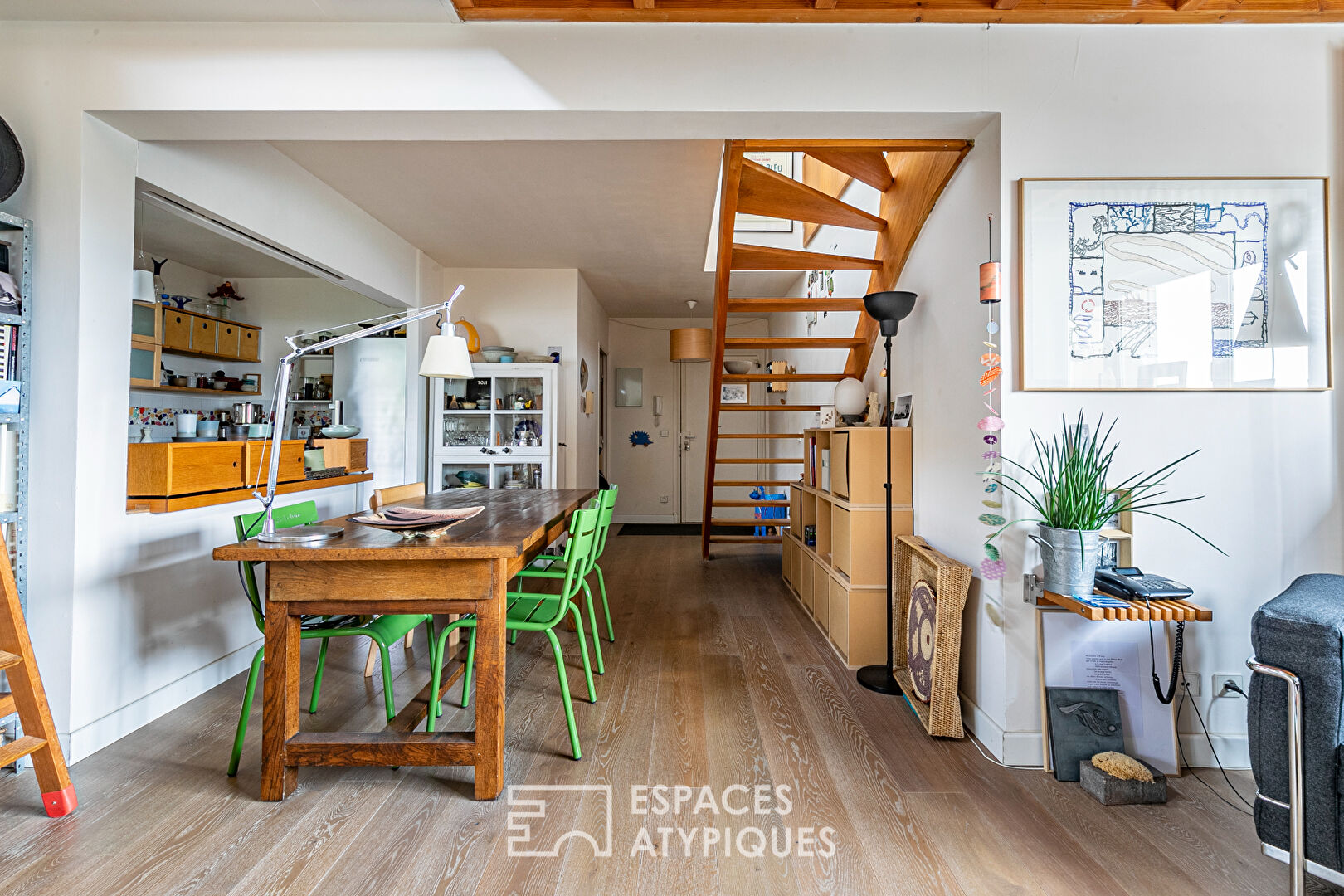 Duplex en dernier étage avec terrasses