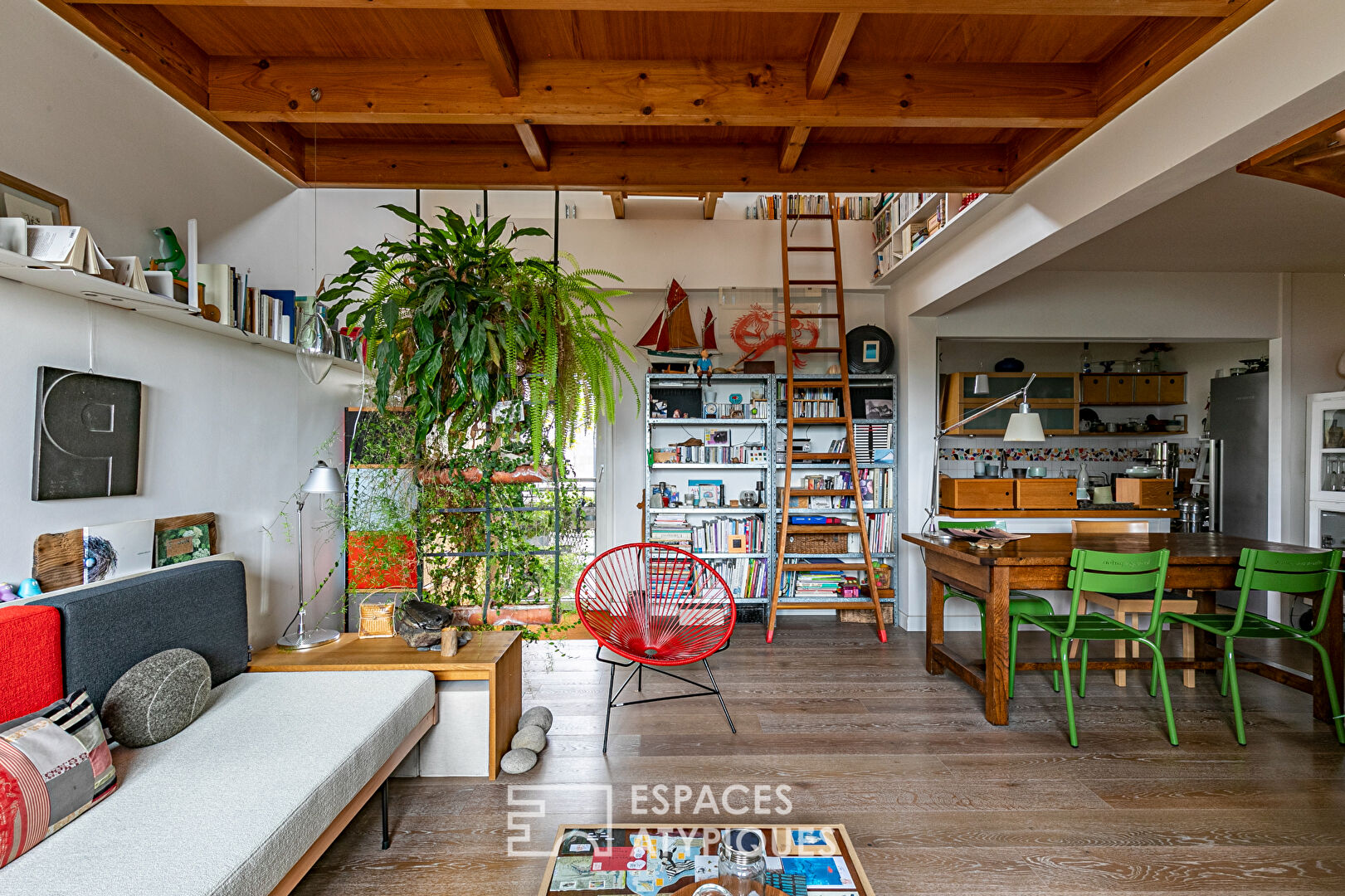 Duplex en dernier étage avec terrasses