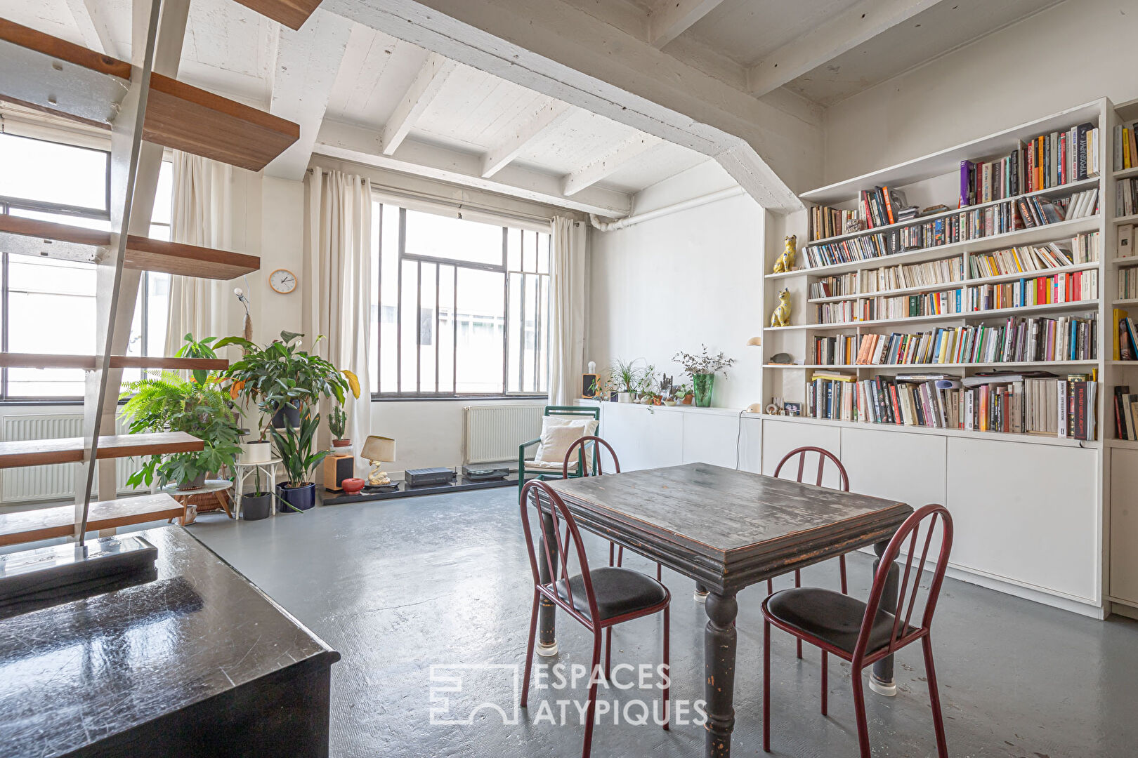 Loft in an industrial building