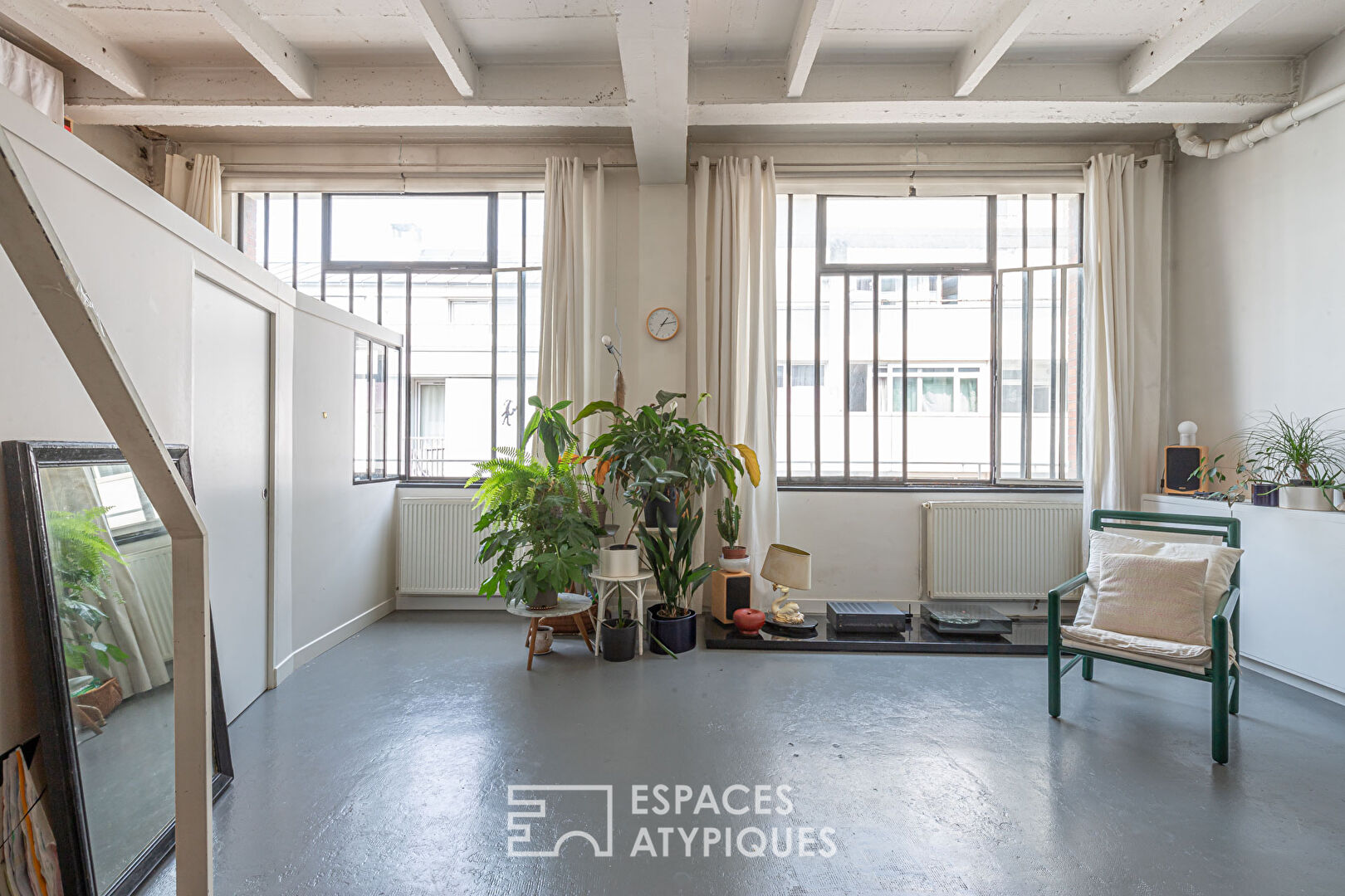 Loft in an industrial building