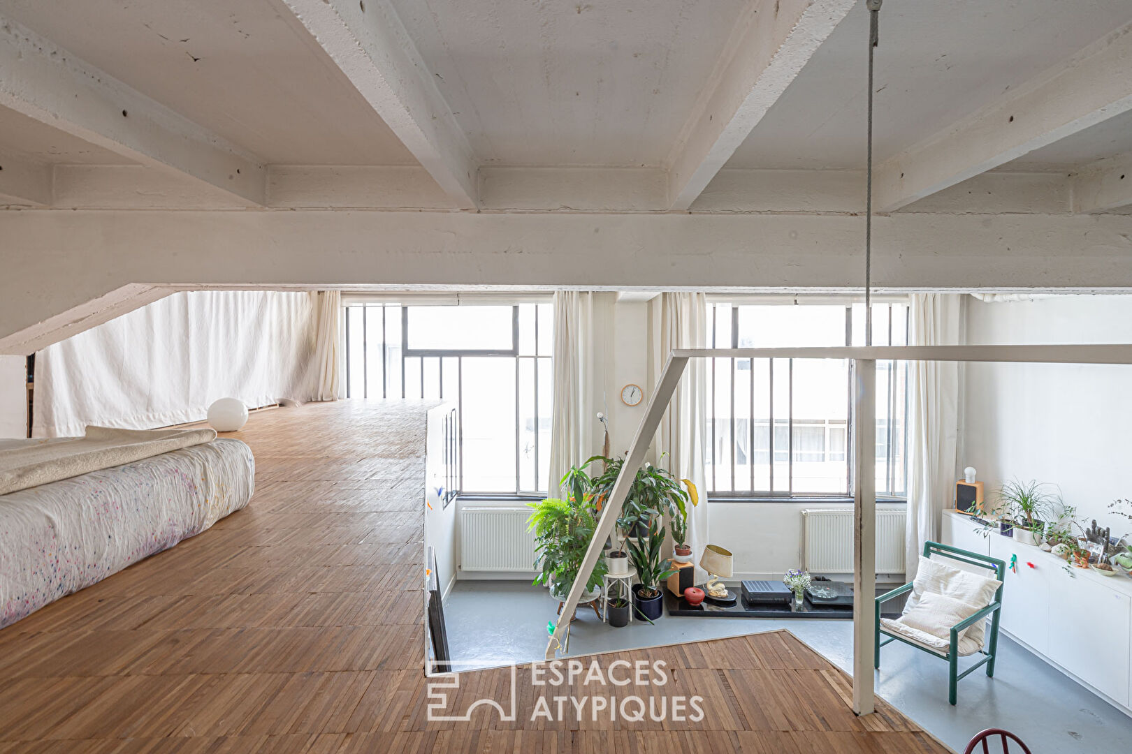 Loft in an industrial building