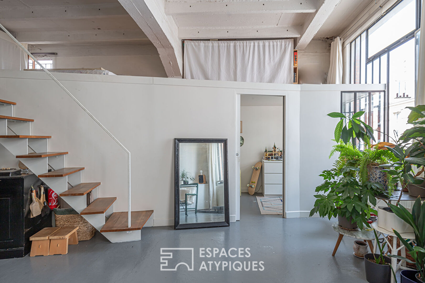 Loft in an industrial building