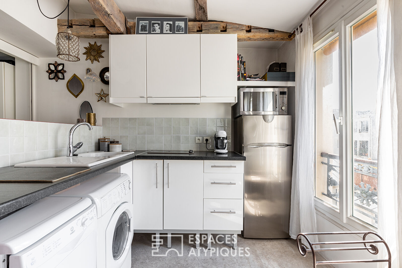 Open-plan apartment in a former post house