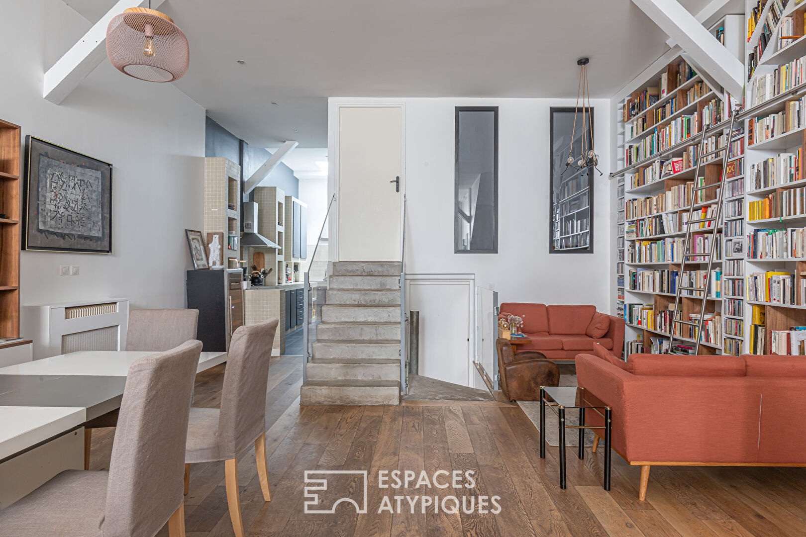 Duplex avec terrasse dans une ancienne usine