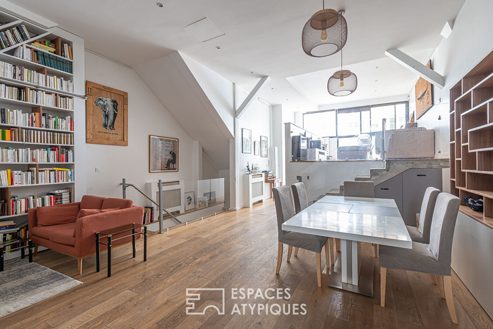 Duplex avec terrasse dans une ancienne usine