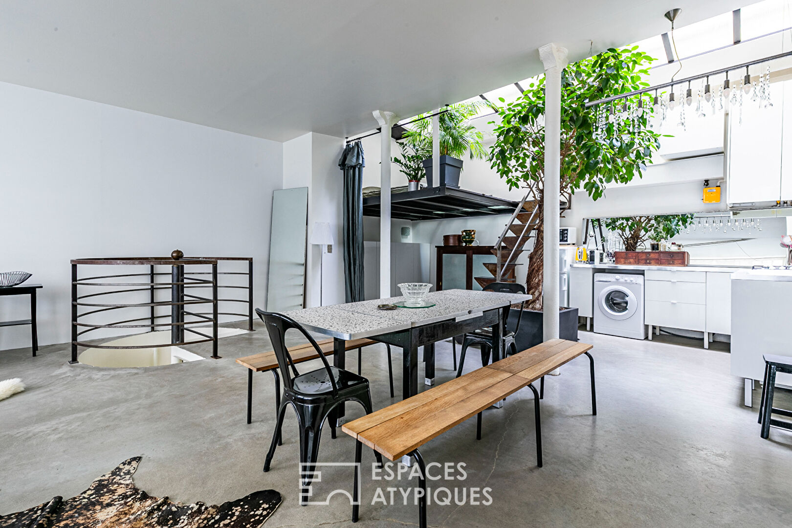 Loft en duplex traversant