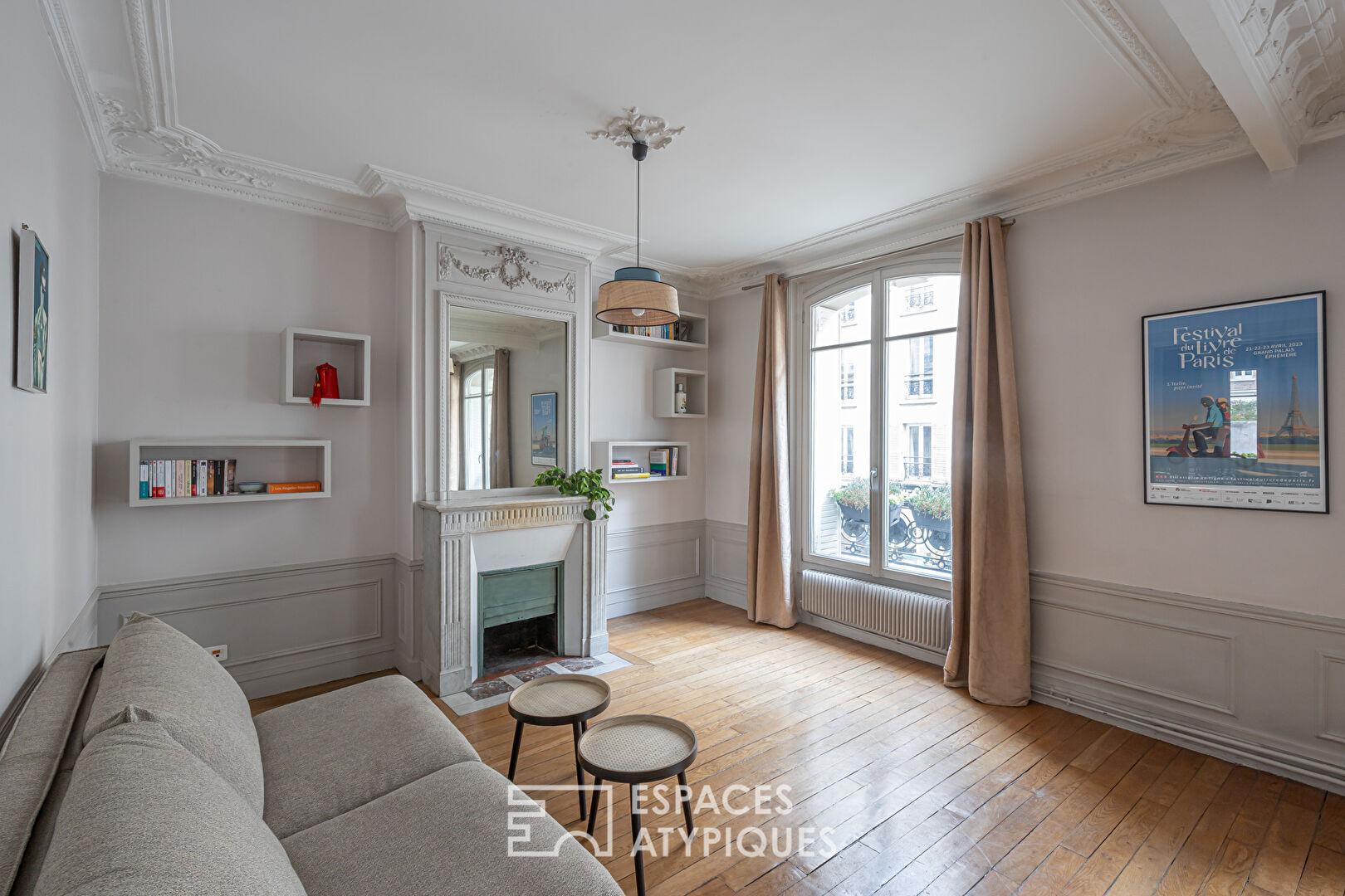 Contemporary Haussmannian apartment