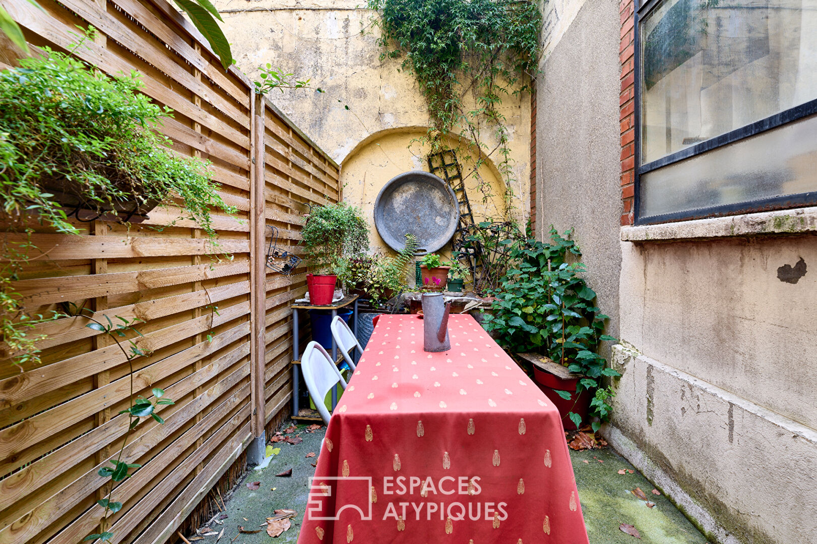 Loft atelier avec terrasse