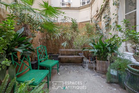 House-style apartment with private courtyard