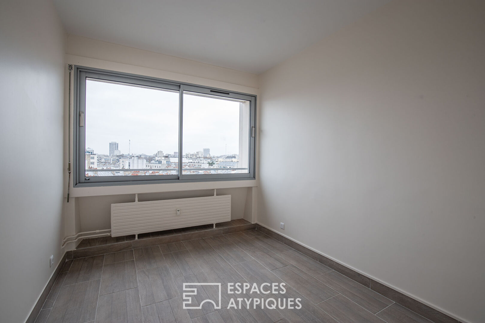 Duplex traversant en dernier étage avec vue