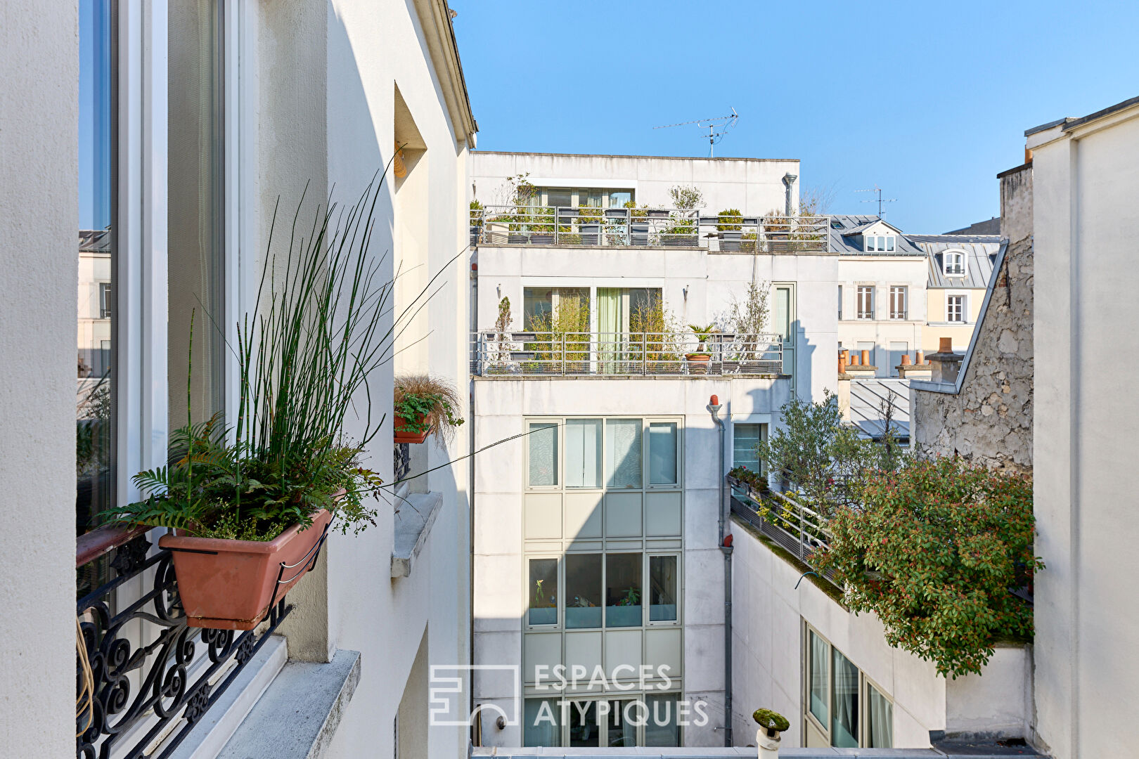 Appartement dernier étage refait par architecte