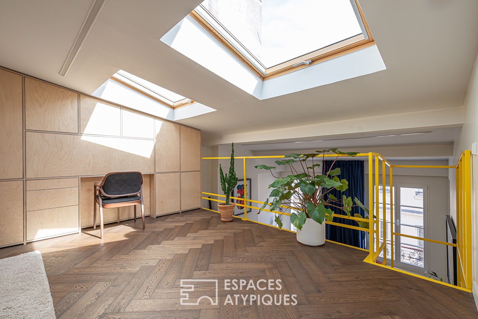 Duplex dernier étage refait par architecte