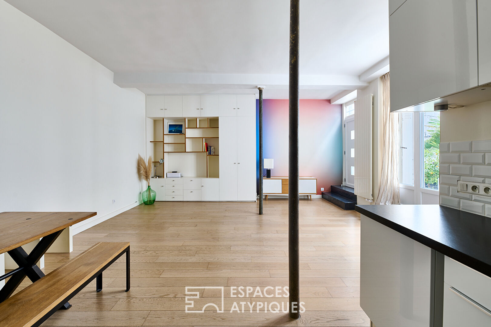 Duplex rénové avec terrasse partagée