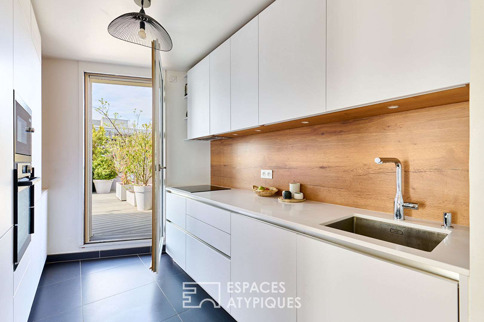 Duplex en dernier étage avec terrasses