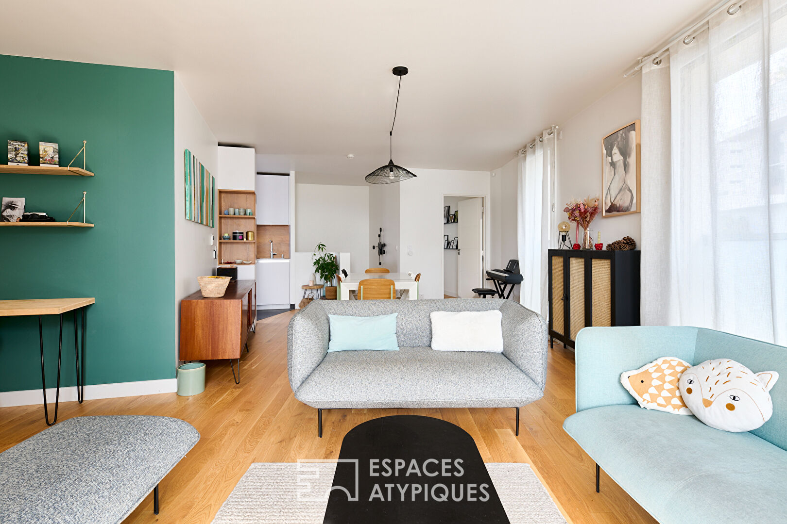 Duplex en dernier étage avec terrasses