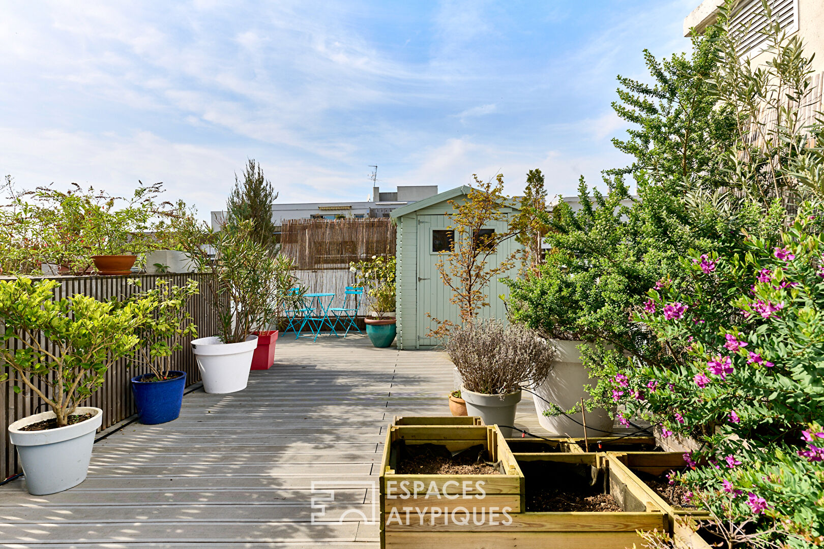 Top floor duplex with terraces