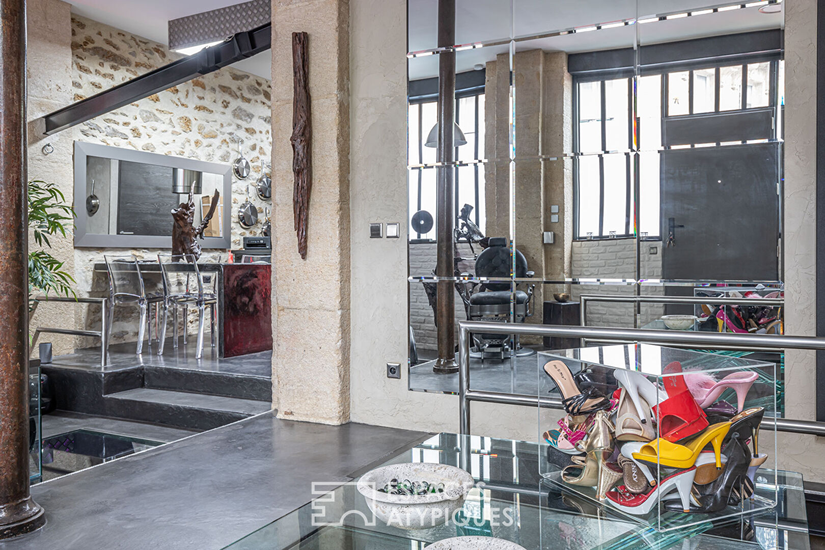 Loft industriel dans un local commercial