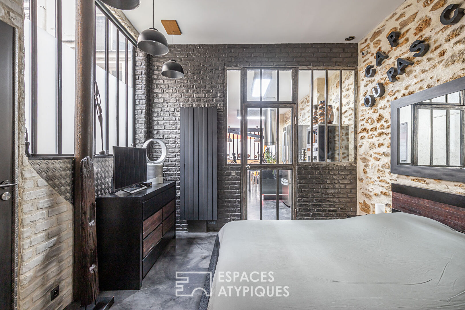 Loft industriel dans un local commercial