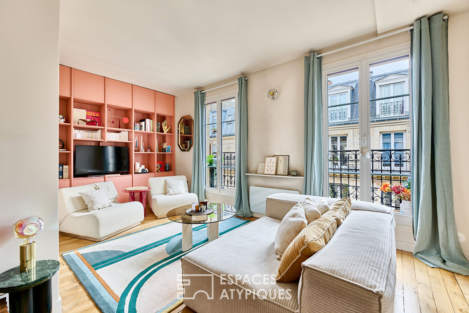 Duplex d’architecte en dernier étage avec balcon