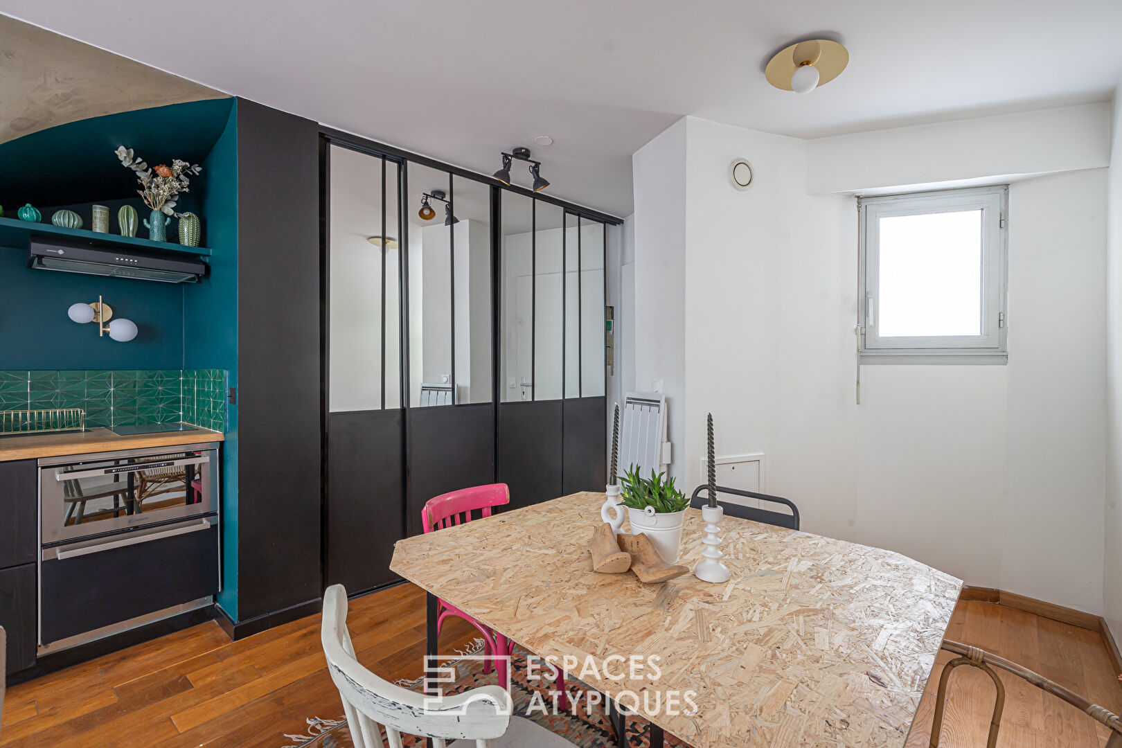 Duplex avec terrasse au rez-de-chaussée