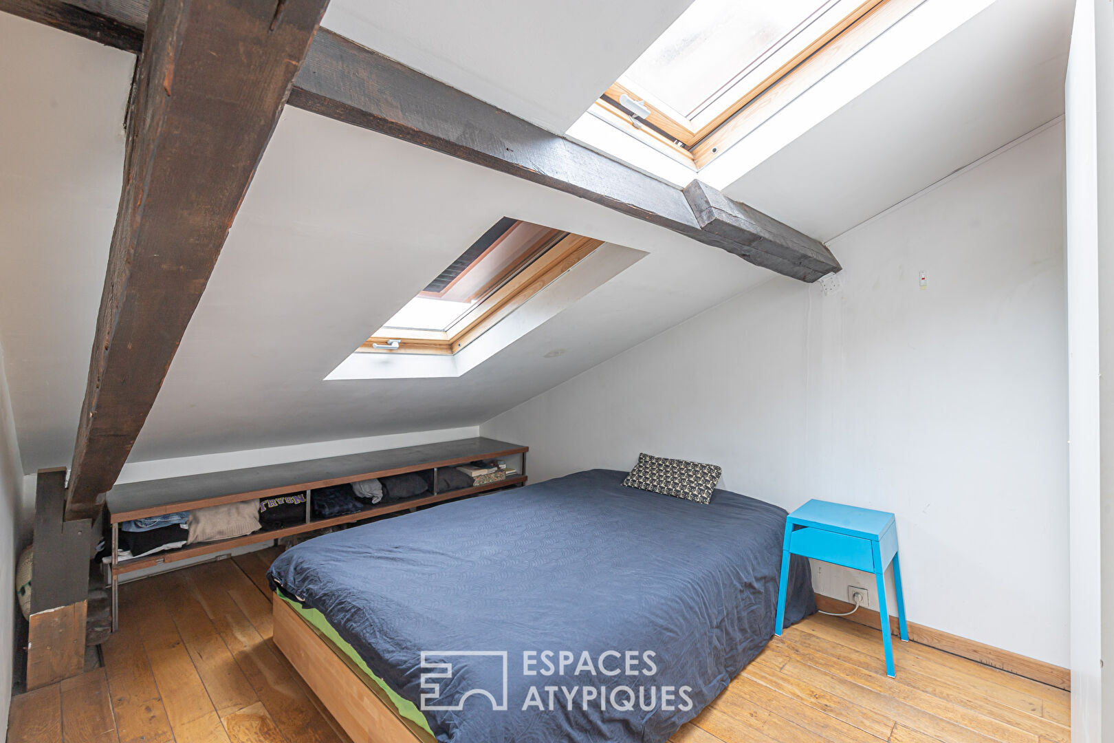 Top floor apartment near Canal de l’Ourcq