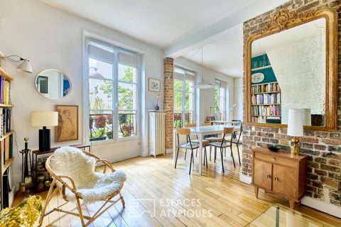 Vintage and bohemian style apartment
