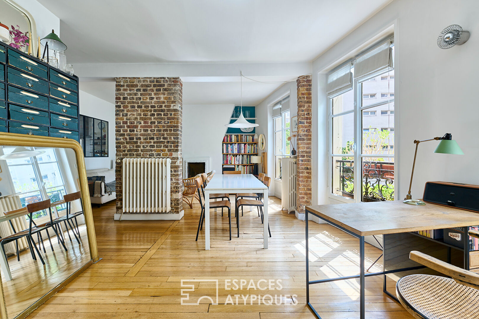 Vintage and bohemian style apartment