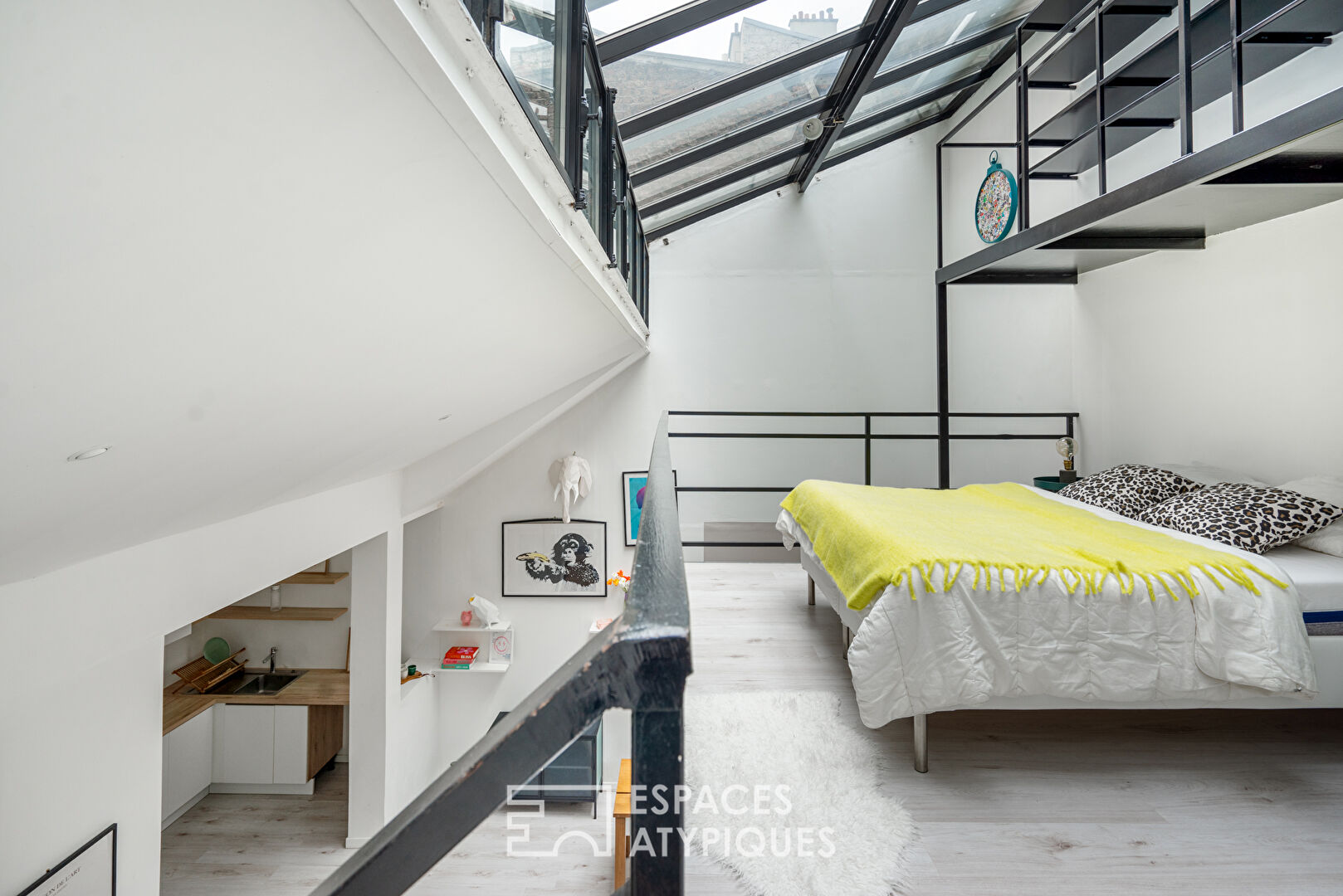 Loft avec verrière – quartier Oberkampf