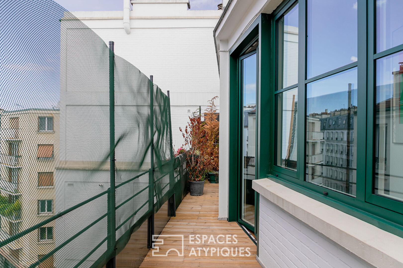 Contemporary apartment with terrace