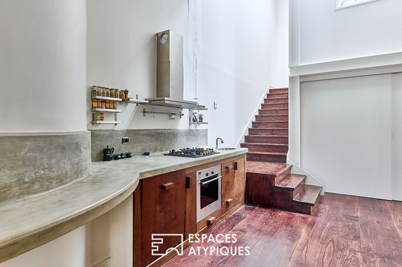 Loft in a metallurgy workshop