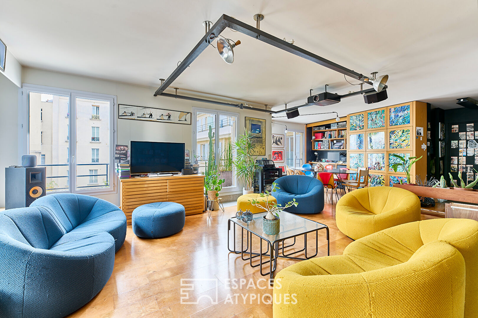 Duplex avec terrasses au dernier étage