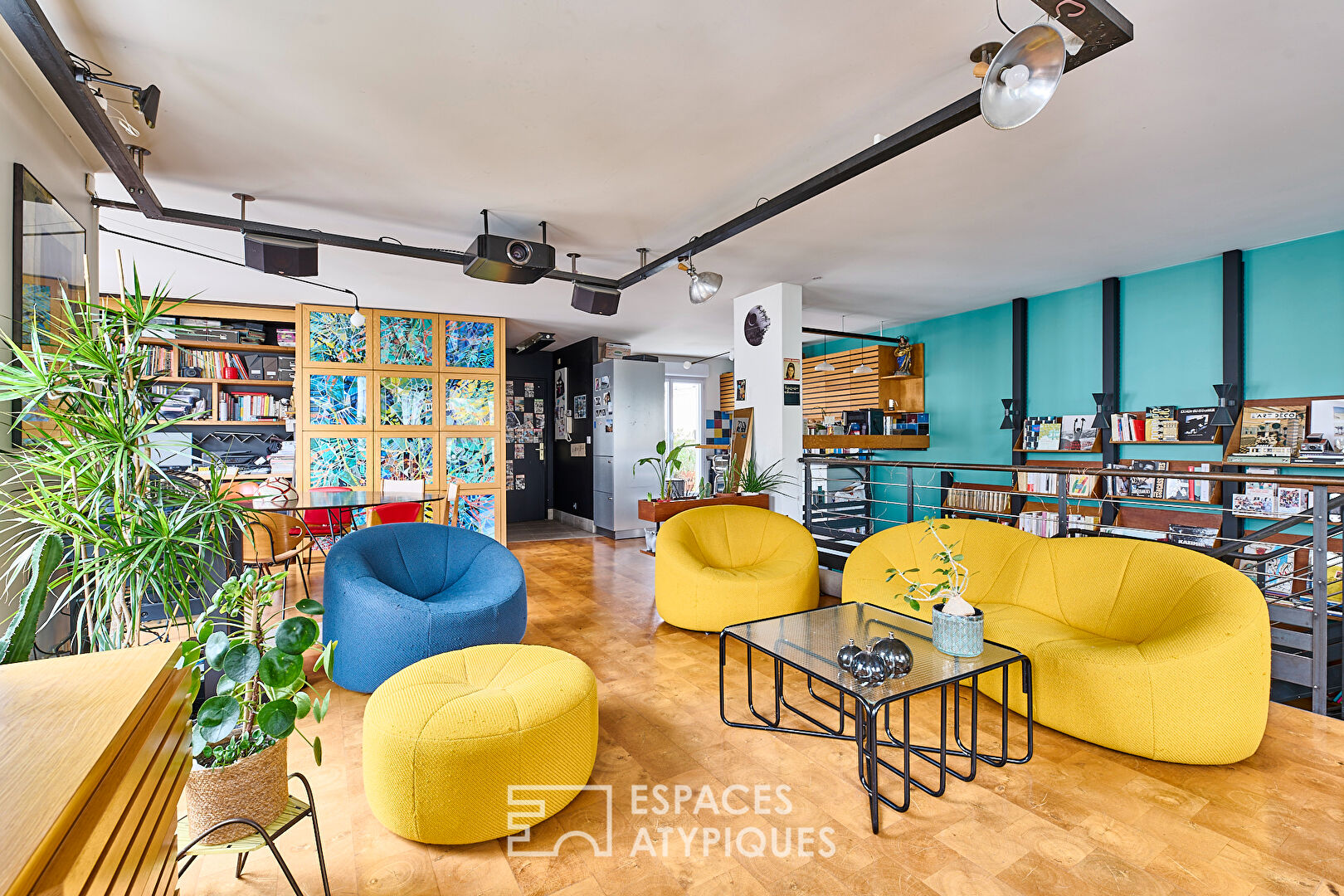 Duplex avec terrasses au dernier étage