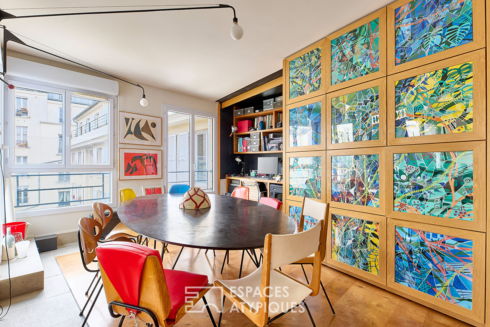 Duplex avec terrasses au dernier étage
