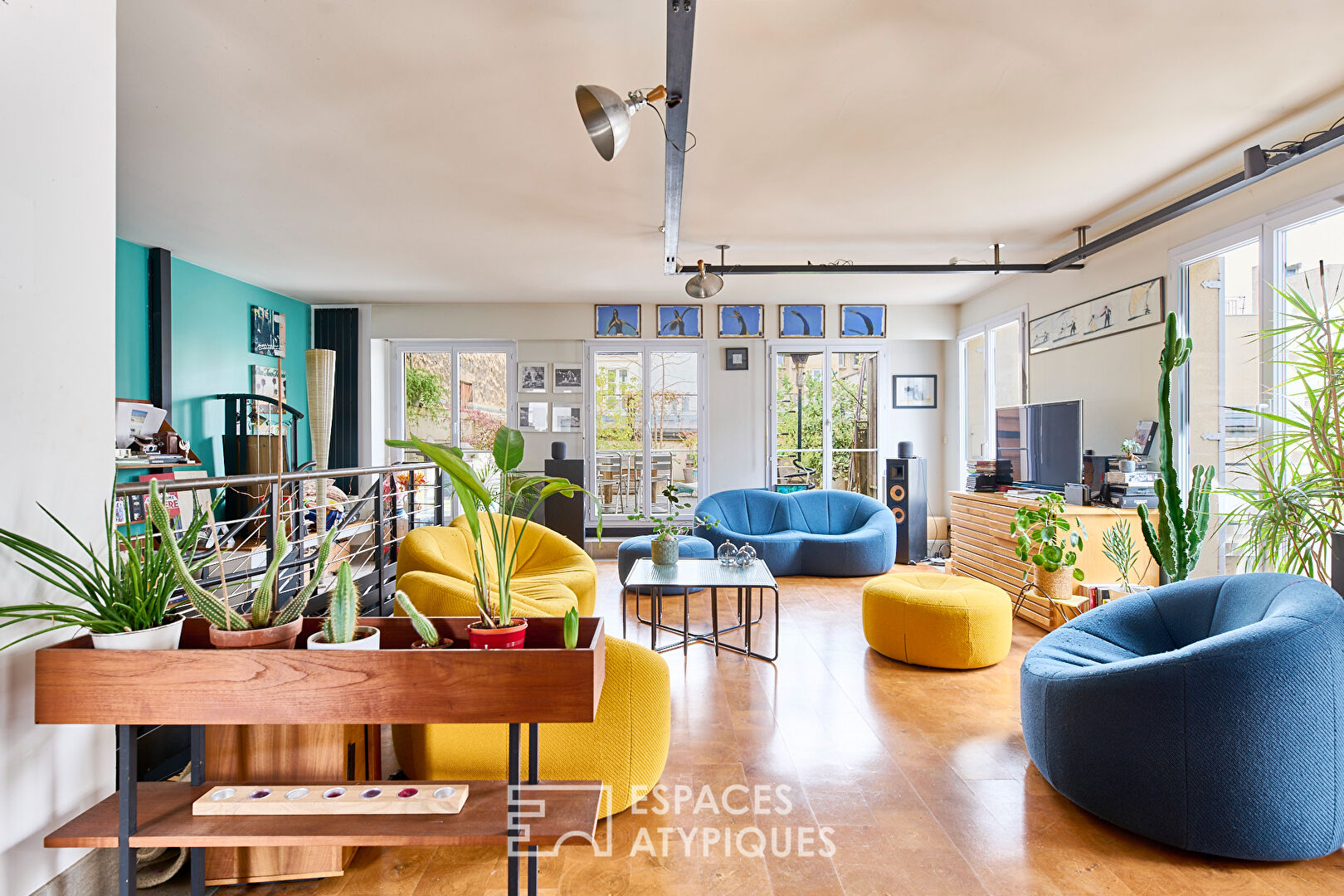 Duplex avec terrasses au dernier étage