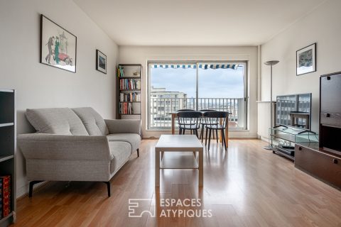 Appartement traversant avec vue sur les monuments