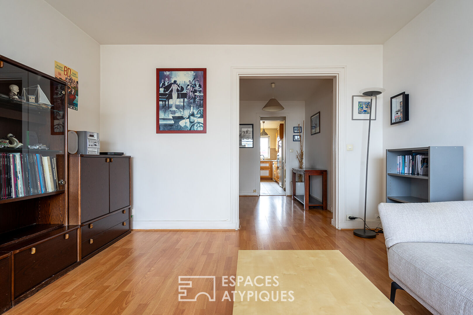 Appartement traversant avec vue sur les monuments