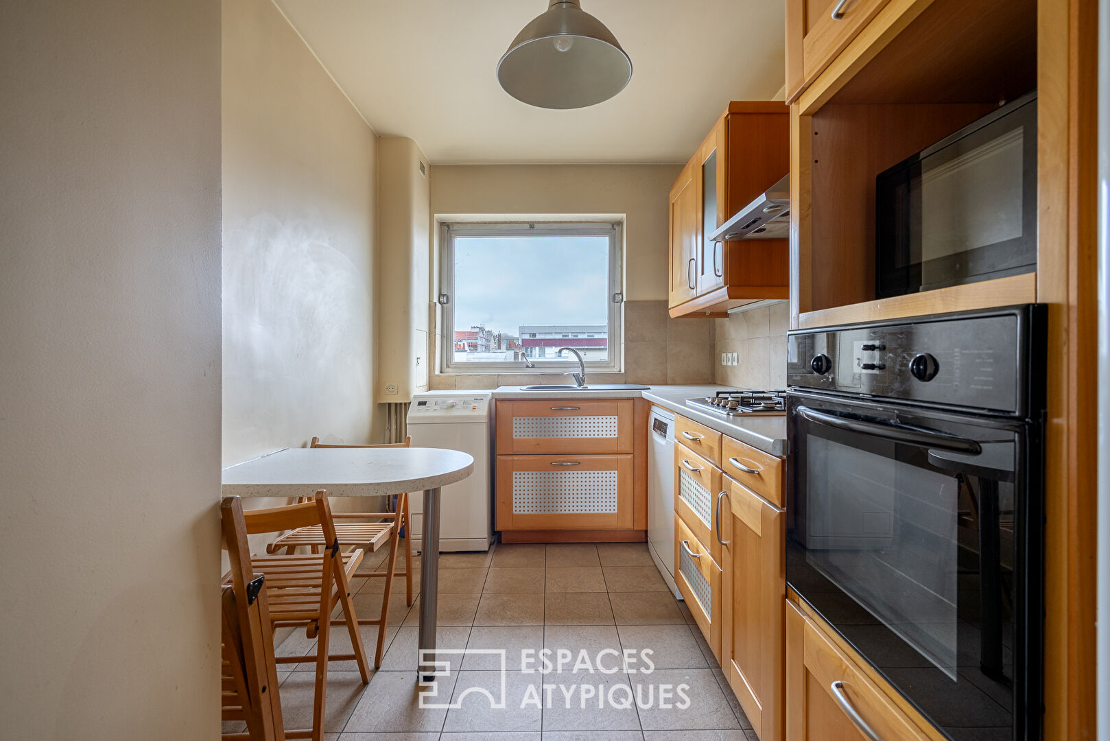 Appartement traversant avec vue sur les monuments