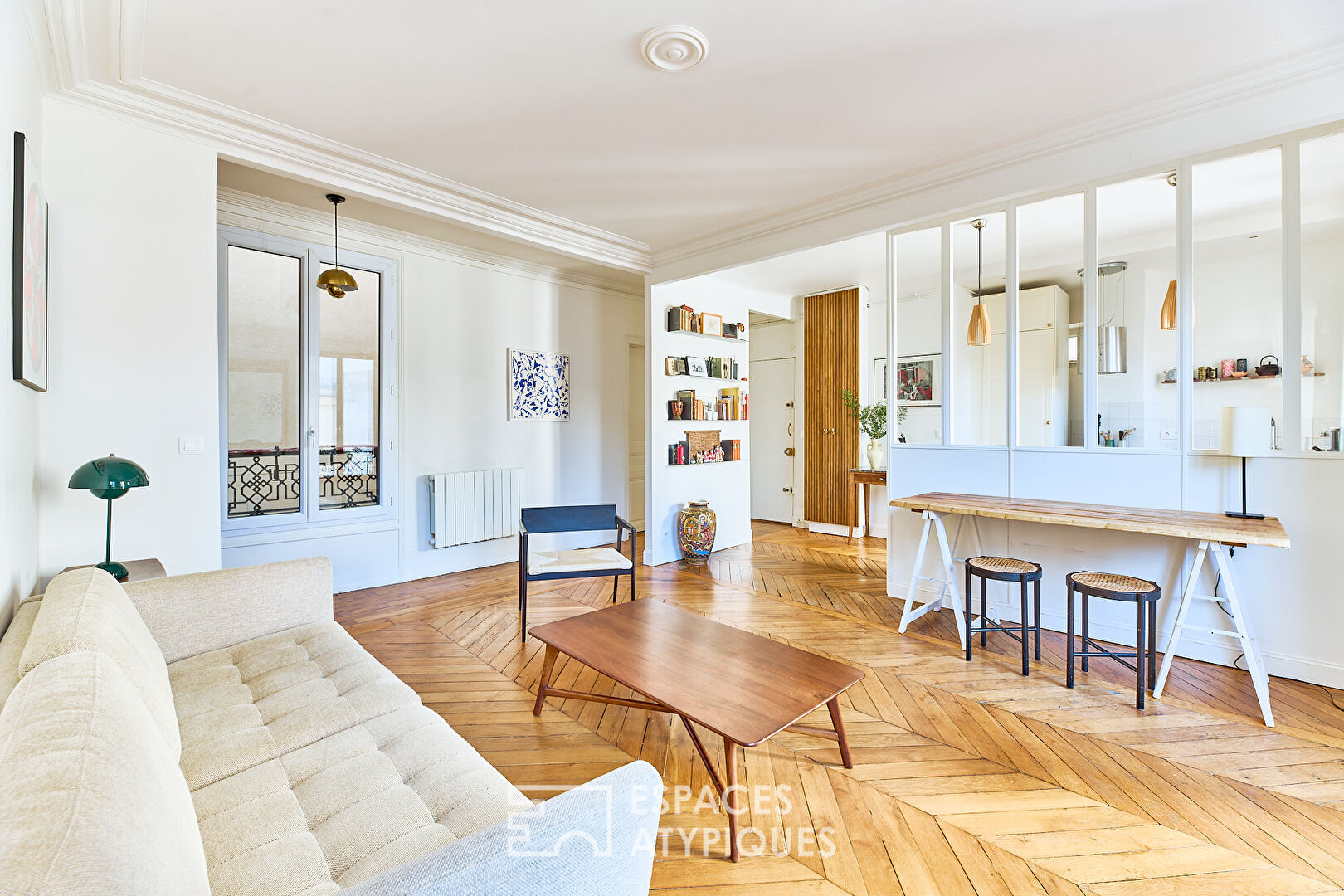 Bright apartment between Buttes-Chaumont and Parc de Belleville