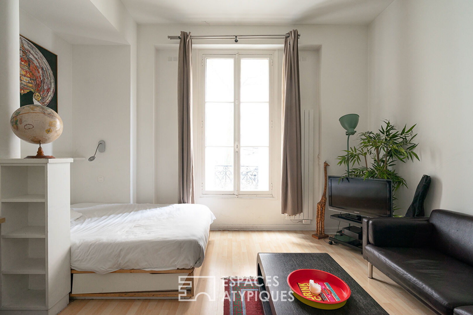 Studio with generous volumes in the Cité de la Roquette