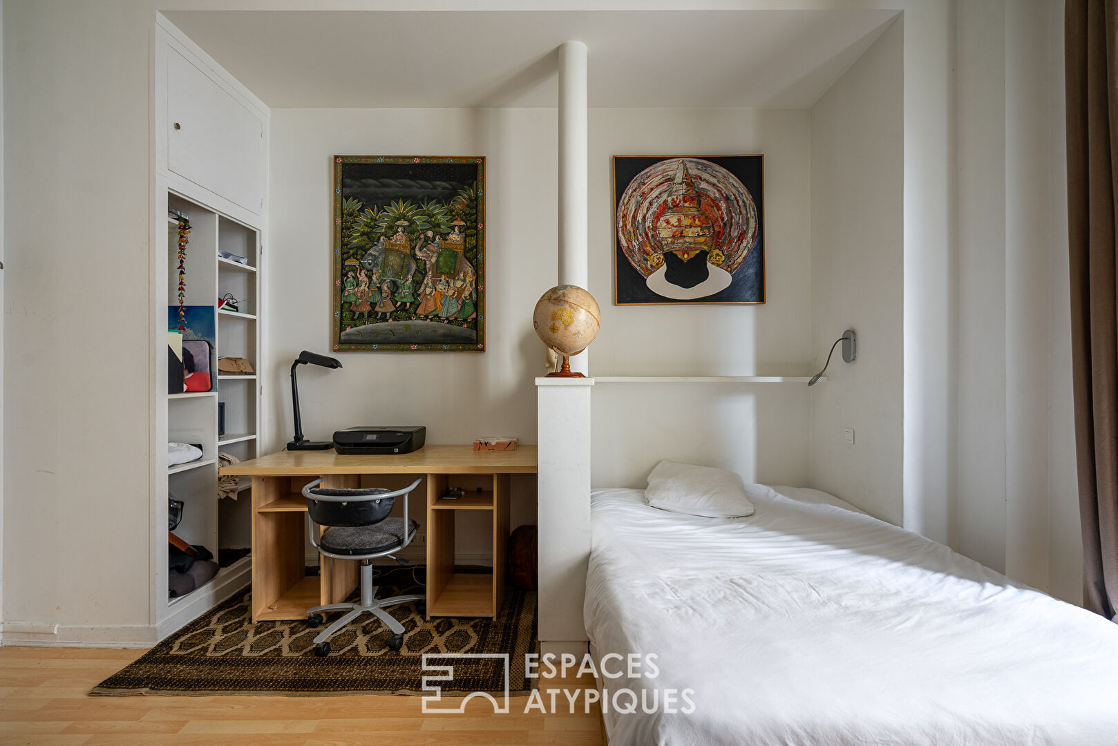 Studio with generous volumes in the Cité de la Roquette