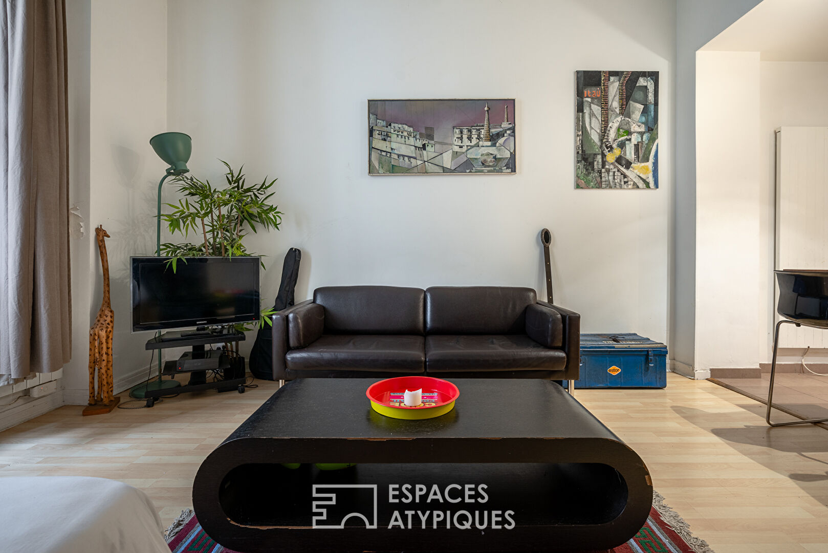 Studio with generous volumes in the Cité de la Roquette