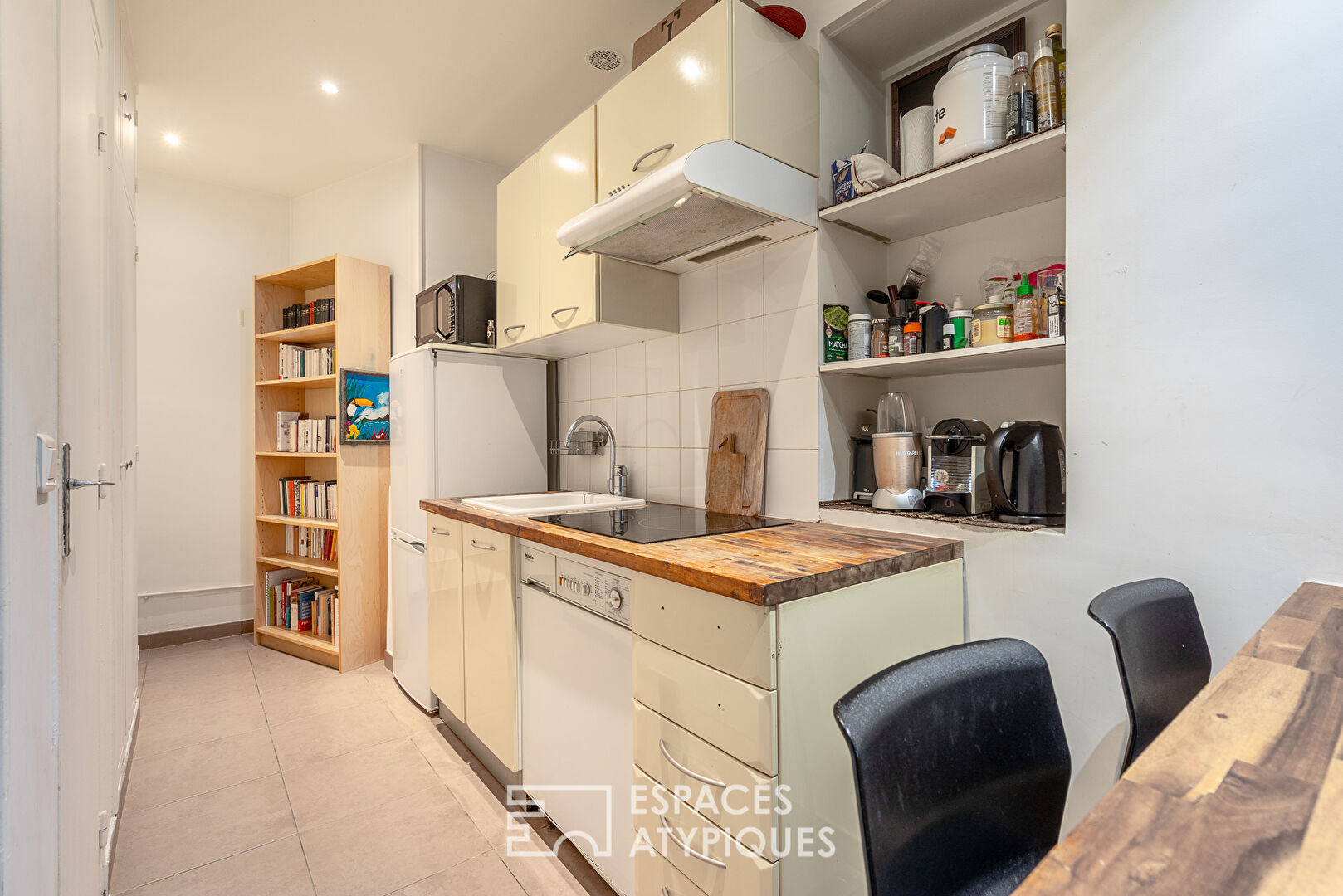 Studio with generous volumes in the Cité de la Roquette