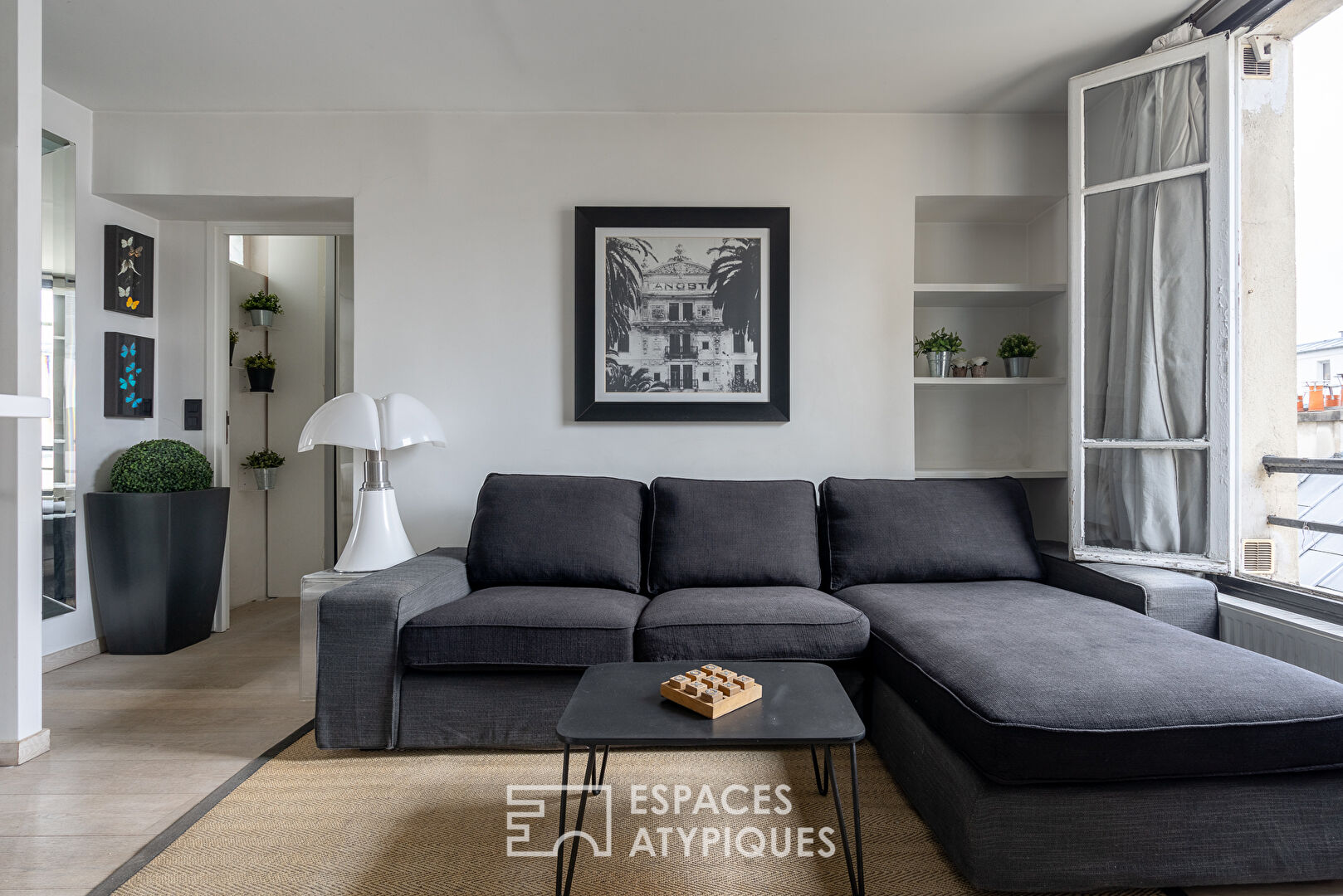 Appartement contemporain sur cour en plein coeur du Marais