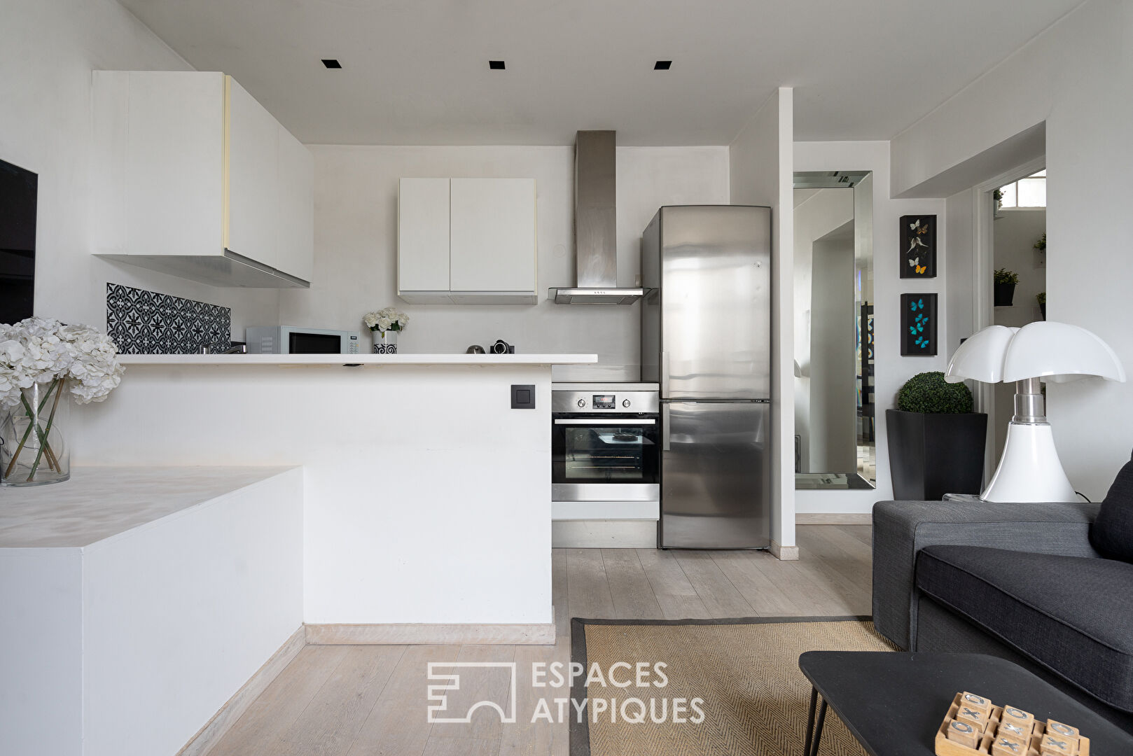 Appartement contemporain sur cour en plein coeur du Marais