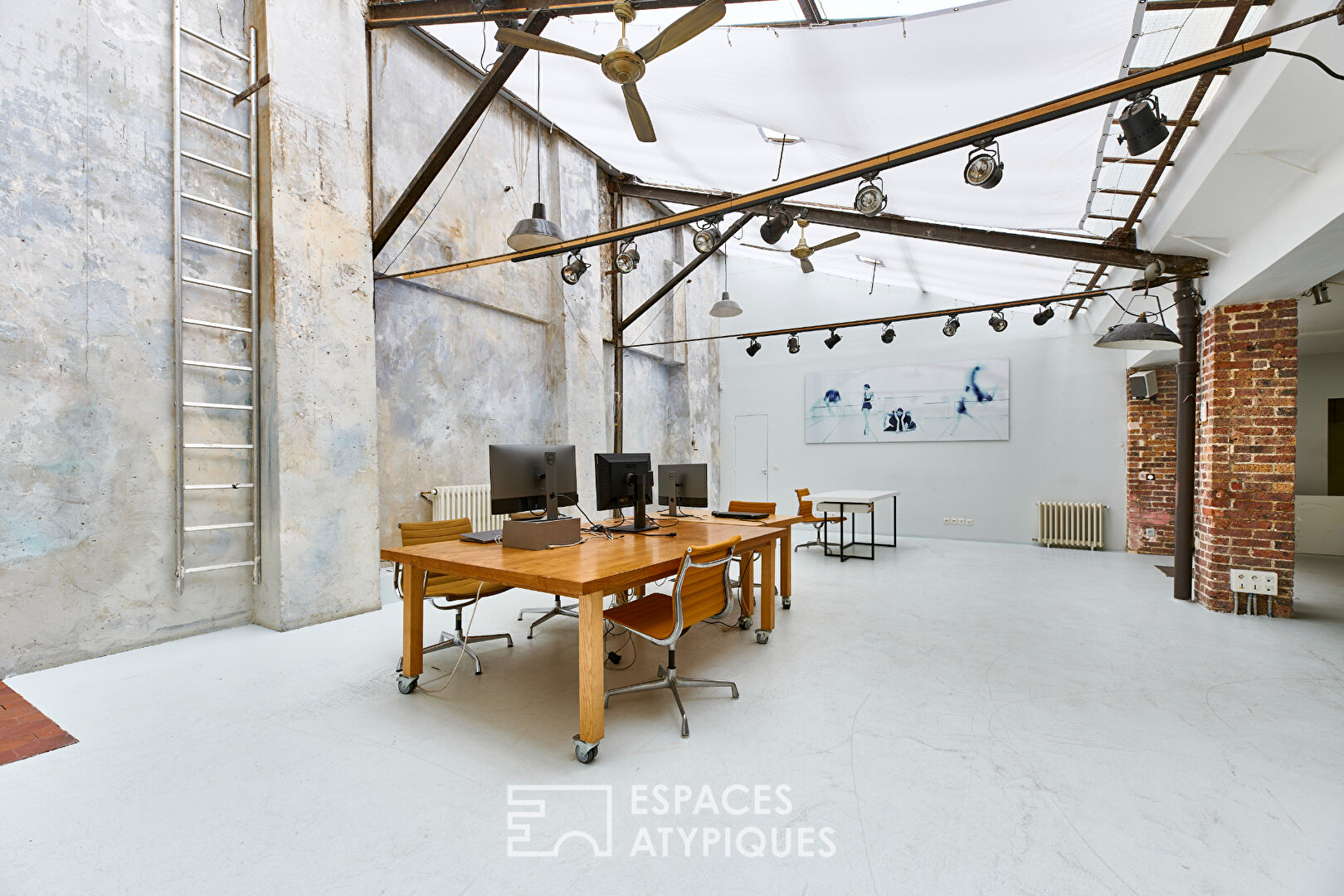 Loft Workshop with commerciality in Parmentier