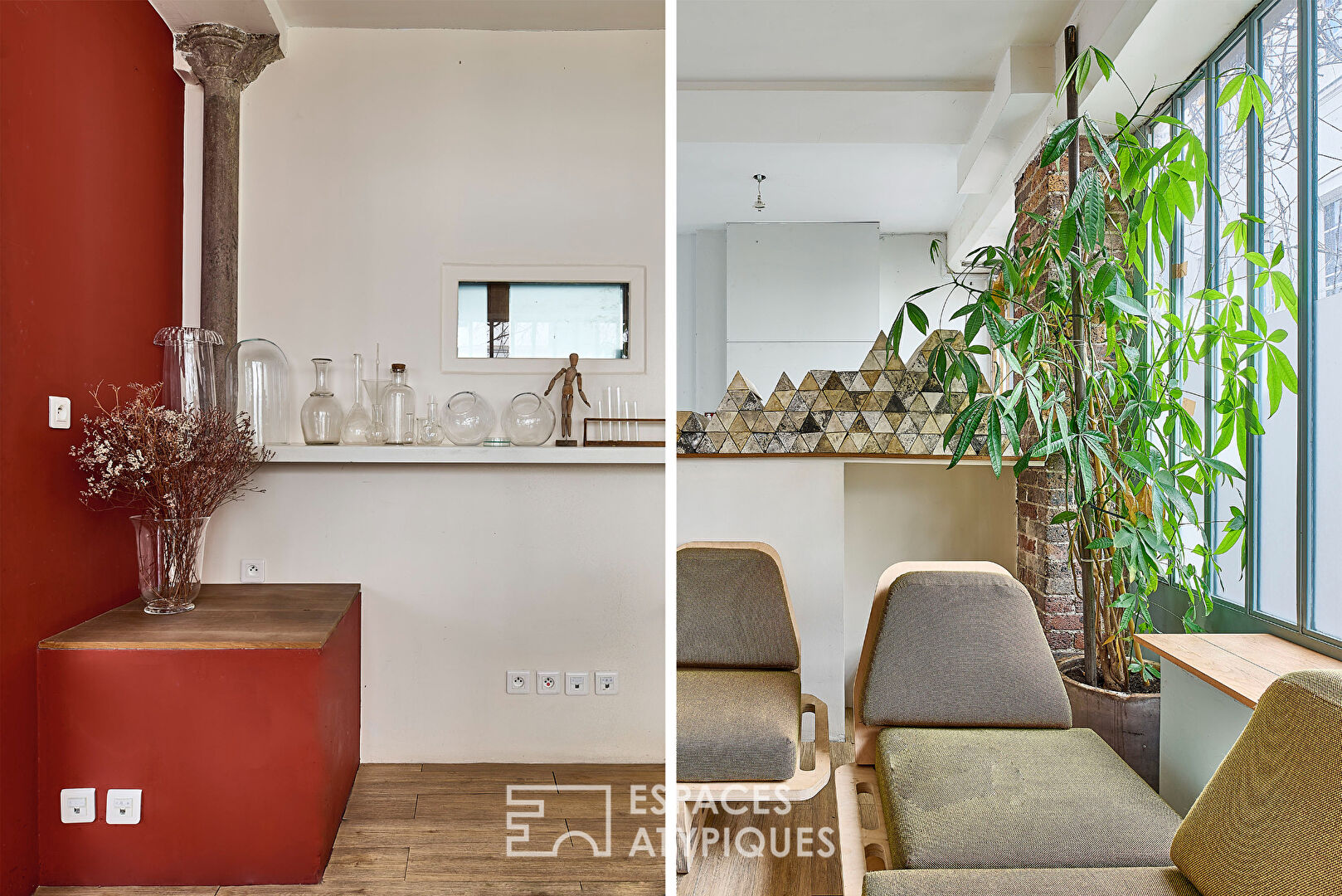Loft Workshop with commerciality in Parmentier