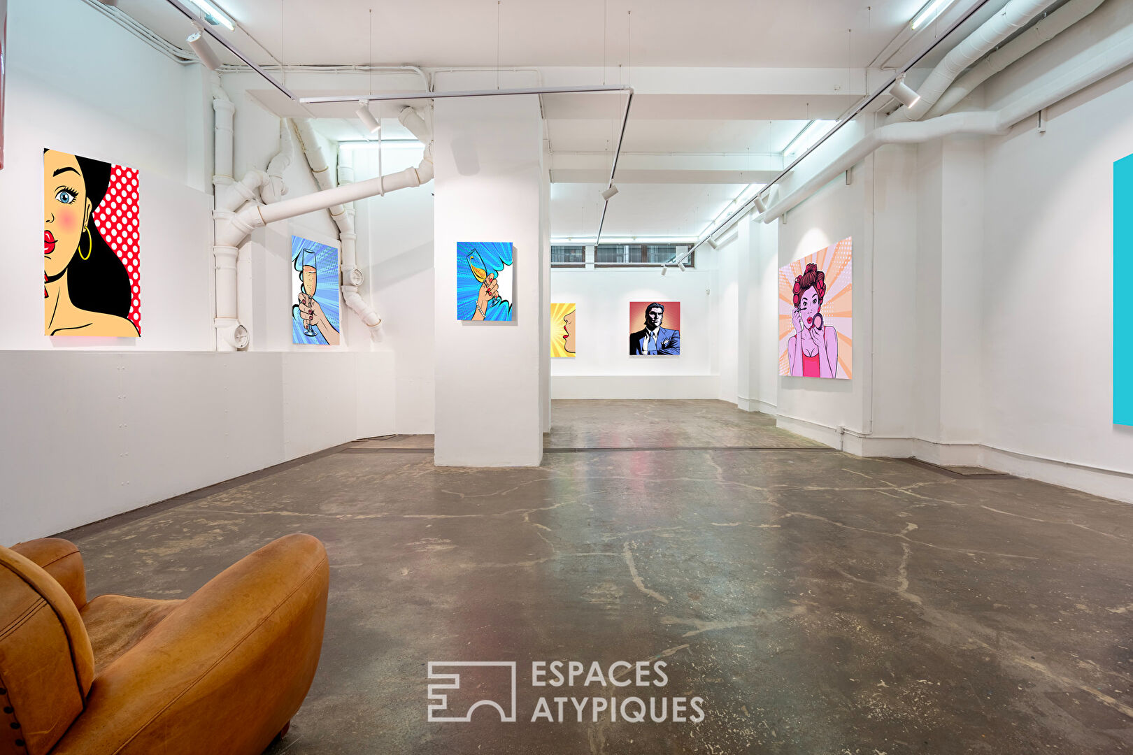Commercial premises with a New York loft spirit