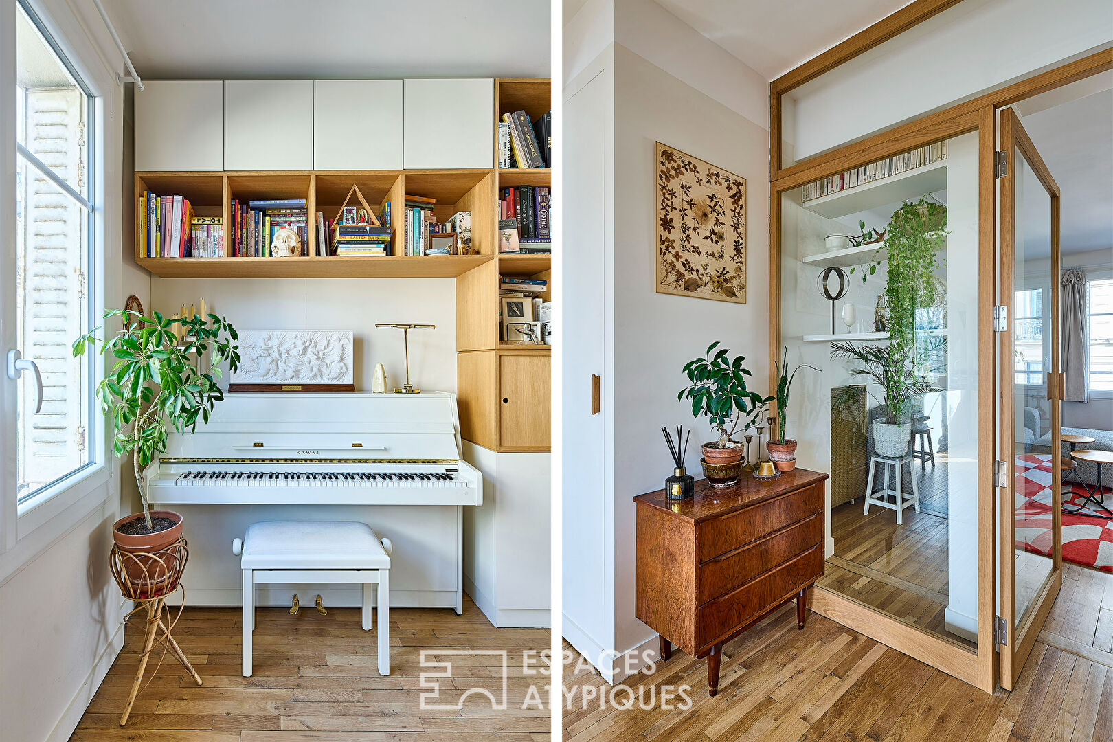Appartement rénové au pied des Buttes Chaumont