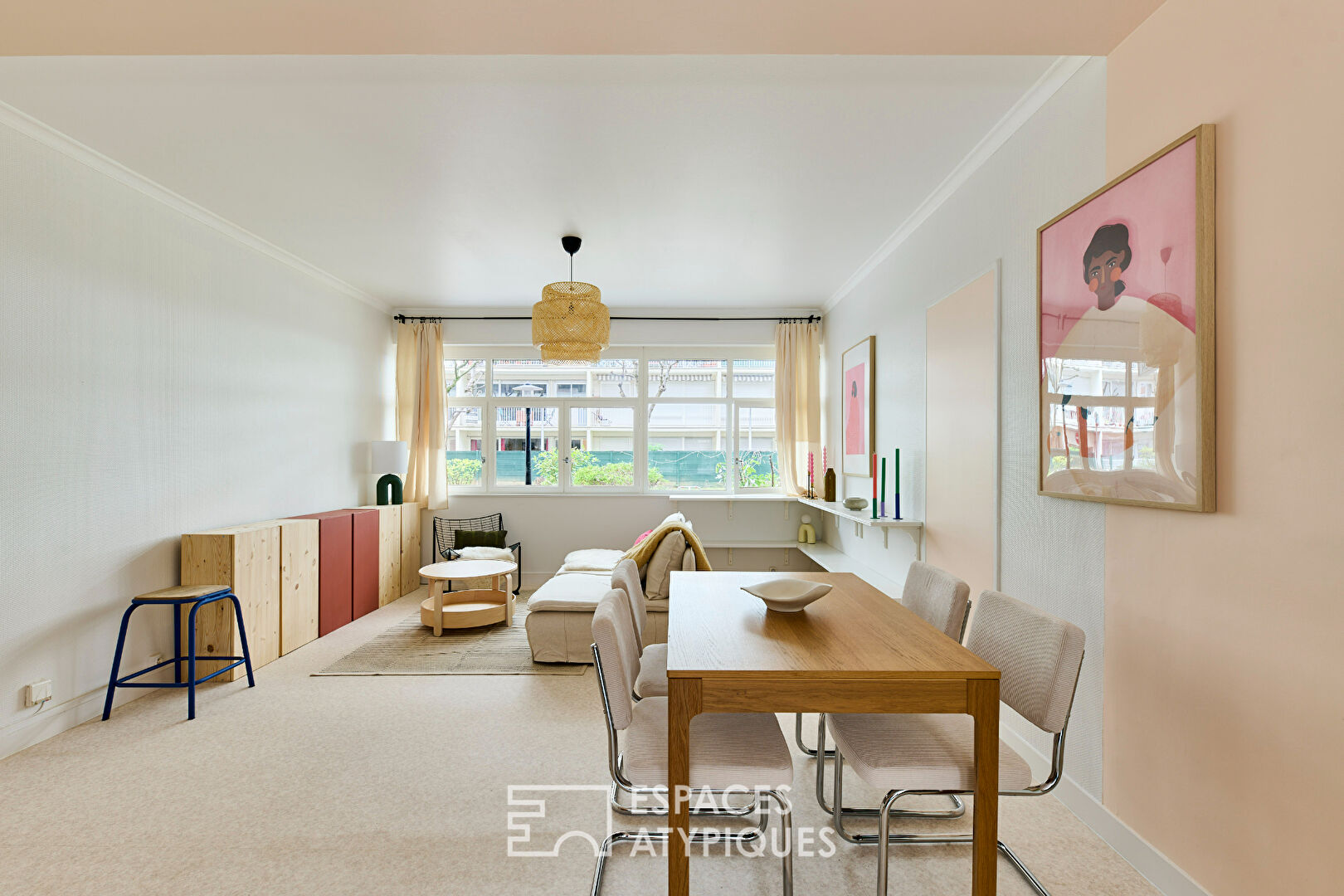 Renovated apartment on the ground floor