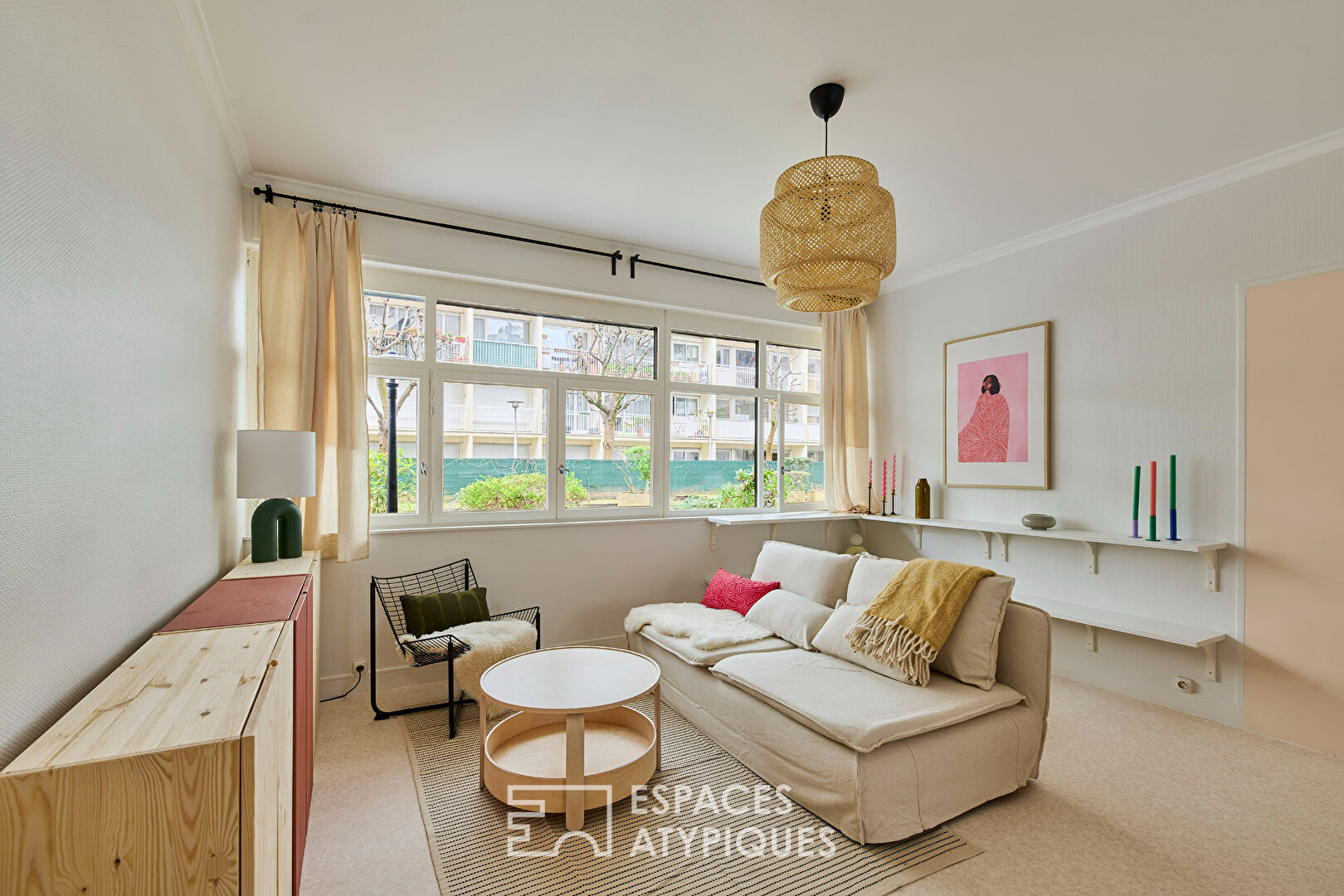 Renovated apartment on the ground floor